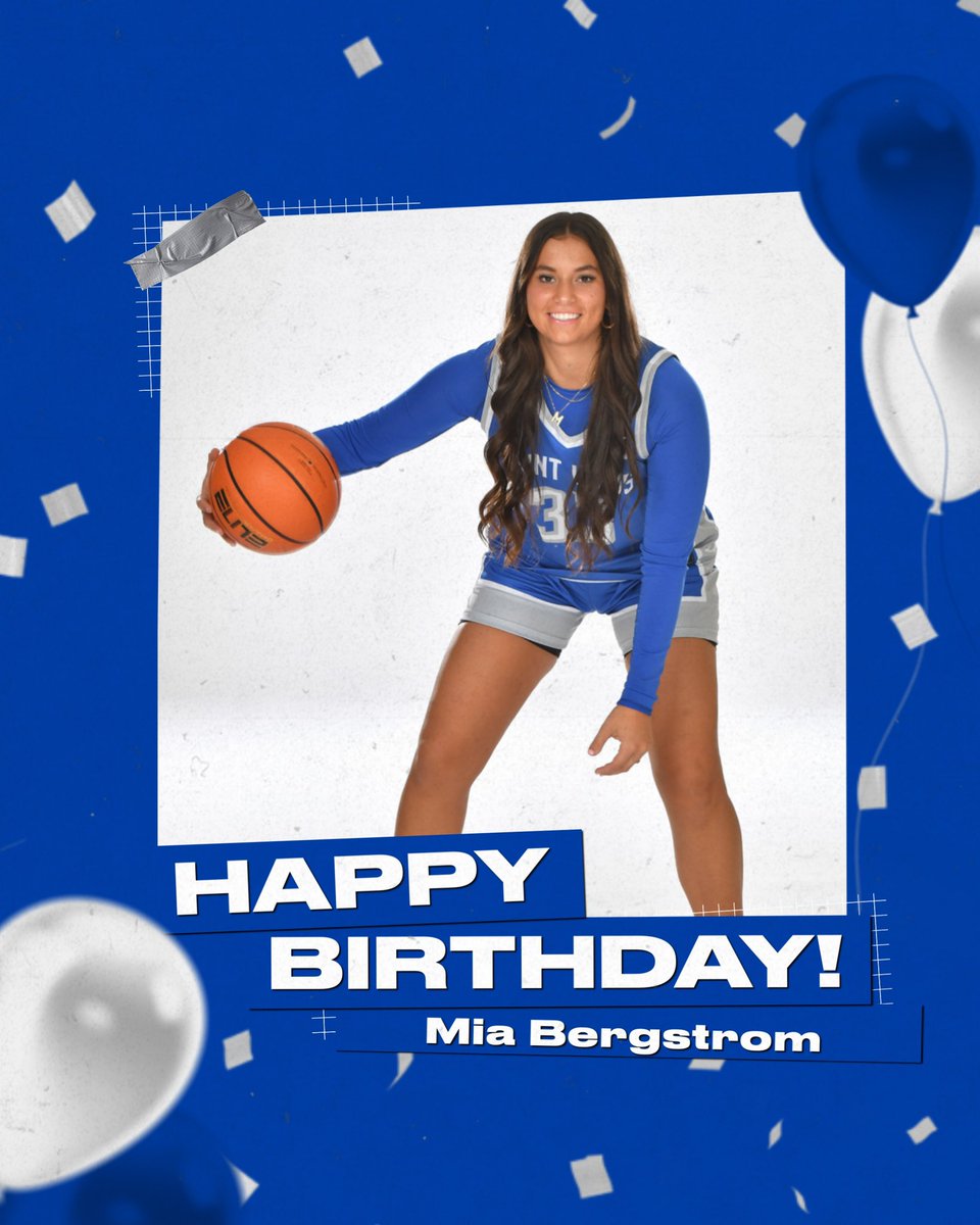 Happy birthday to Billikens guard <a href="/MiaBergstrom9/">Mia Bergstrom</a>! We hope you enjoy your day! 🎊💙