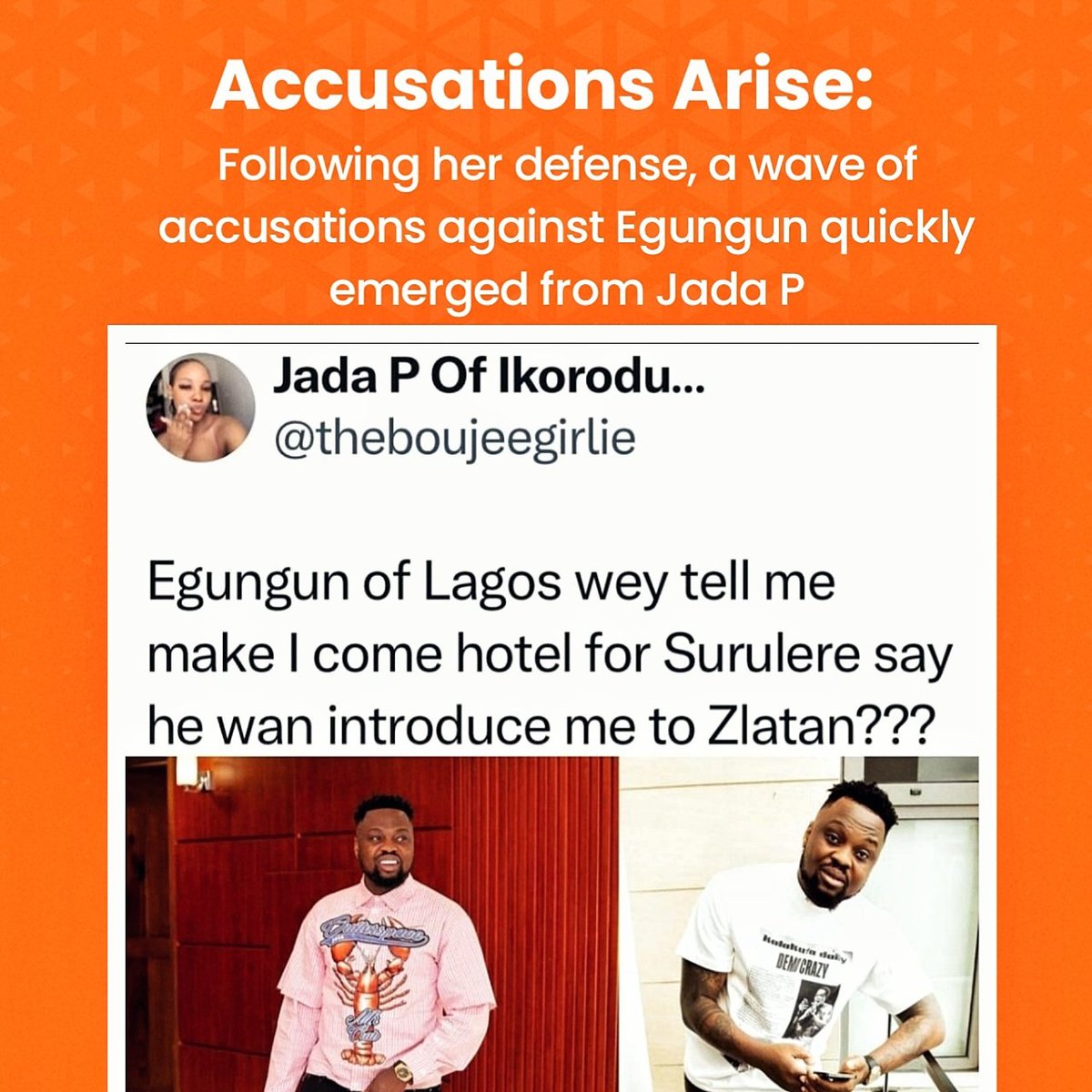 TheRadar_ng's tweet photo. Egungun Saga (PART 2)
#Egungun #BabaVoss #Jonathan #Biafra #TETFUND #GIGM #SouthEast #AdemolaLookman #BellaOkagbue #LePen #Phoebe #Osinbajo #Ilorin https://t.co/XRJp5t7u9S