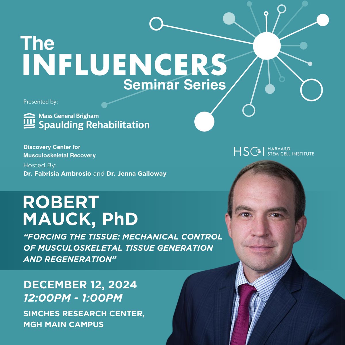 Discovery Center for Musculoskeletal Recovery (@spauldingmsk) on Twitter photo LAST SEMINAR OF 2024 - Join us on December 12th for The Influencers Seminar Series featuring Dr. Robert Mauck, @UPENN. Register at: forms.gle/VFEC8Uk4grpNe2…
<a href="/SpauldingRehab/">Spaulding Rehab</a> <a href="/harvardstemcell/">HSCI</a> <a href="/MassGenBrigham/">Mass General Brigham</a> @MGH_RI LAST SEMINAR OF 2024 - Join us on December 12th for The Influencers Seminar Series featuring Dr. Robert Mauck, @UPENN. Register at: forms.gle/VFEC8Uk4grpNe2…
<a href="/SpauldingRehab/">Spaulding Rehab</a> <a href="/harvardstemcell/">HSCI</a> <a href="/MassGenBrigham/">Mass General Brigham</a> @MGH_RI