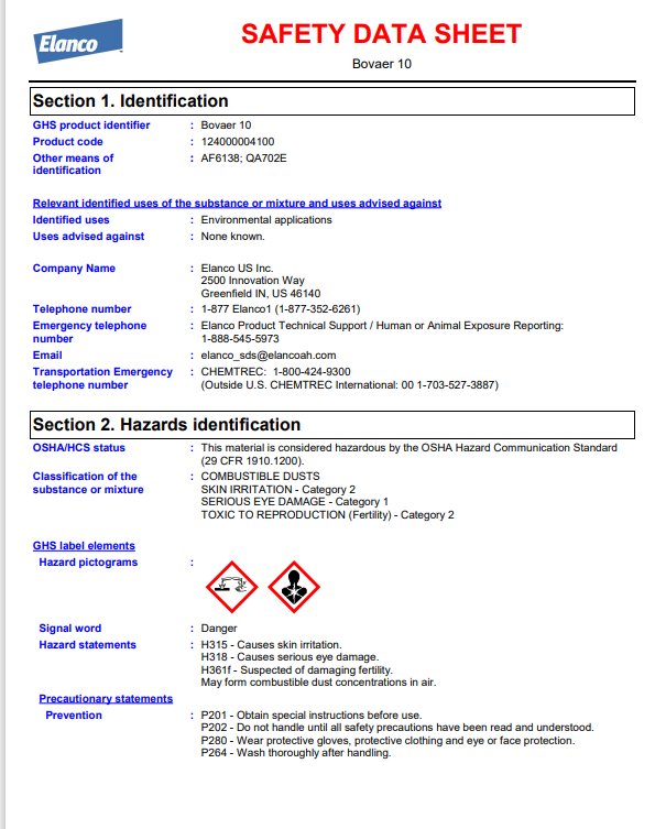<a href="/JanciToxDoc/">Dr. Janci</a> Check out the sds and tell me this is 100% not getting into the milk or meat..