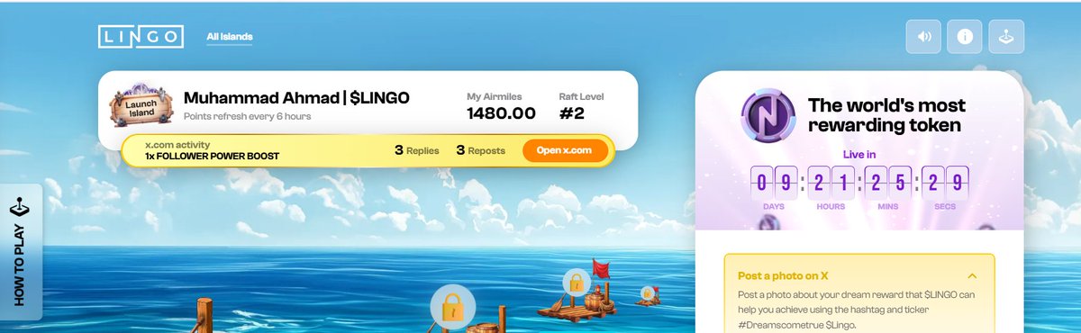 MrAhmad129's tweet photo. Vote For $LINGO....
My dream reward is to see $LINGO coin cross $5 Price tag in tier 1 Exchanges. Let's make this #Dreamscometrue $Lingo  ..... https://t.co/RaSGnKffPm