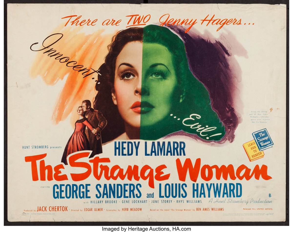 SirCophagus_OG's tweet image. Monogram Monday

Check out "The Strange Woman" from 1946, a dark drama thriller starring Hedy Lamarr. Set in 19th-century Maine, it’s a tale of ambition, manipulation, and scandal—classic Poverty Row storytelling at its finest.  

#GoldenAgeCinema
#MonogramMonday #PovertyRow