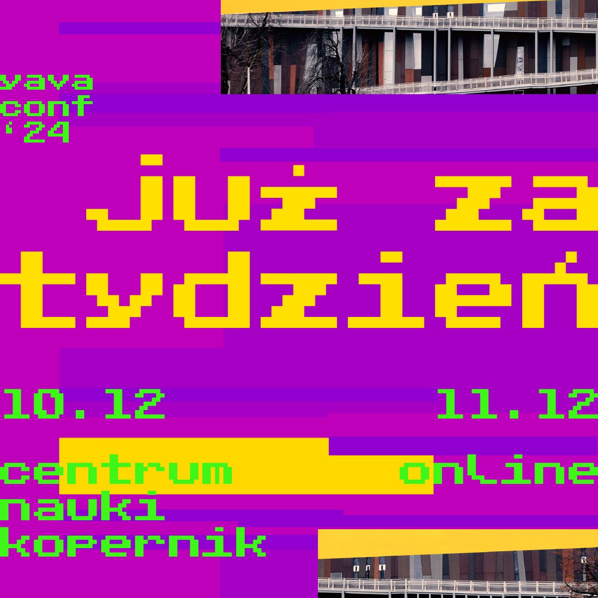 📢 Już za tydzień #YavaConf 2024!
-
Chcesz jeszcze bardziej poszerzyć swoją wiedzę i zyskać większy wybór? Wybierz pakiet Multipass z dodatkowym dostępem do wystąpień konferencji #DevAI #pythonsummit
-
Zarejestruj się: yavaconf.com