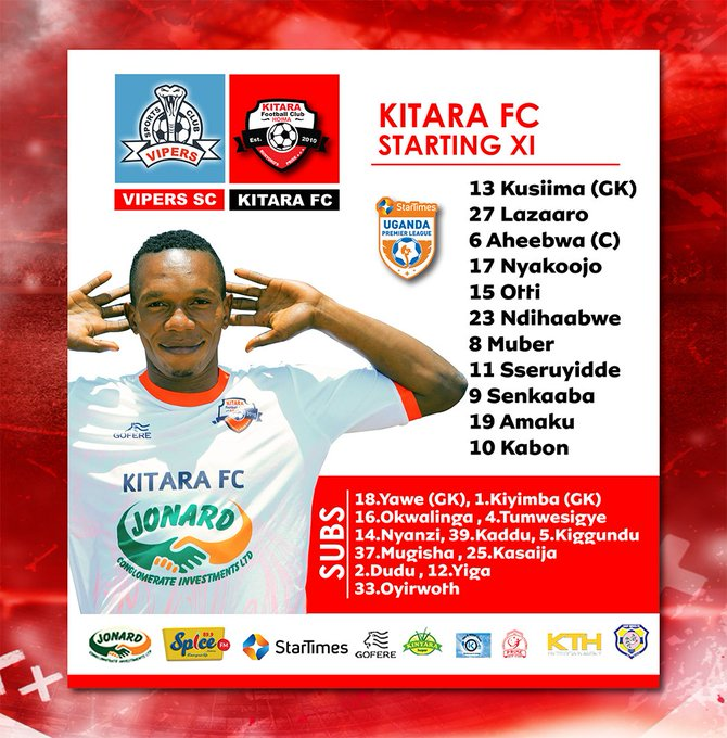 Should Kitara FC duo Denis Omedi and Jude Semugabi be worried about their places in the first team as they got a point against Vipers minus them?
This and more tonight in the program FIRIMBI on Bukedde fama from 10 -11 pm