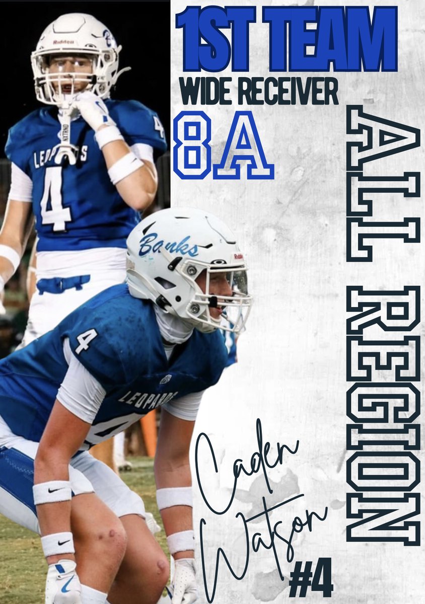 Congratulations <a href="/CadenWatson02/">Caden Watson</a> for being selected as 1st Team All-Region for Region 8A