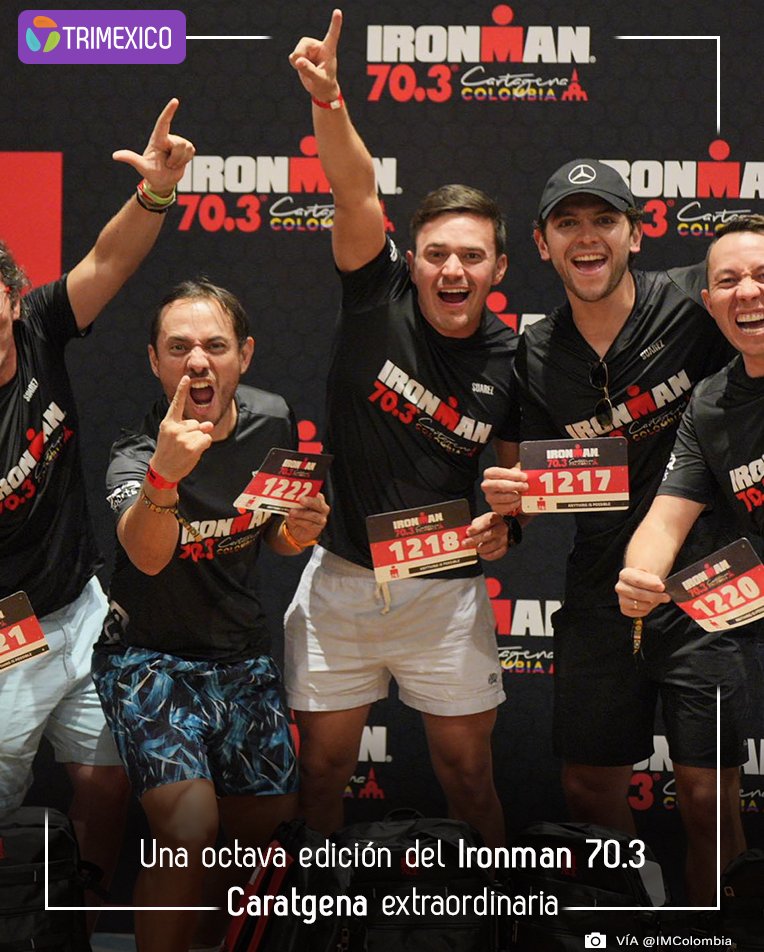 #SoyTriatleta 🏊🏻‍♂️ 🚴🏻‍♂️ 🏃🏻‍♂️ #Trimexico #IM703Cartagena ⁠
El Ironman 70.3 Cartagena 🇨🇴 @ironman.col 2024 celebró su octava edición, consolidándose como uno de los eventos deportivos más destacados de la región. Más de 1800 triatletas 🏊🏻 🚴🏻 🏃🏻‍♂️ (fuente IMA TRACK) trimexico.com/una-octava-edi…