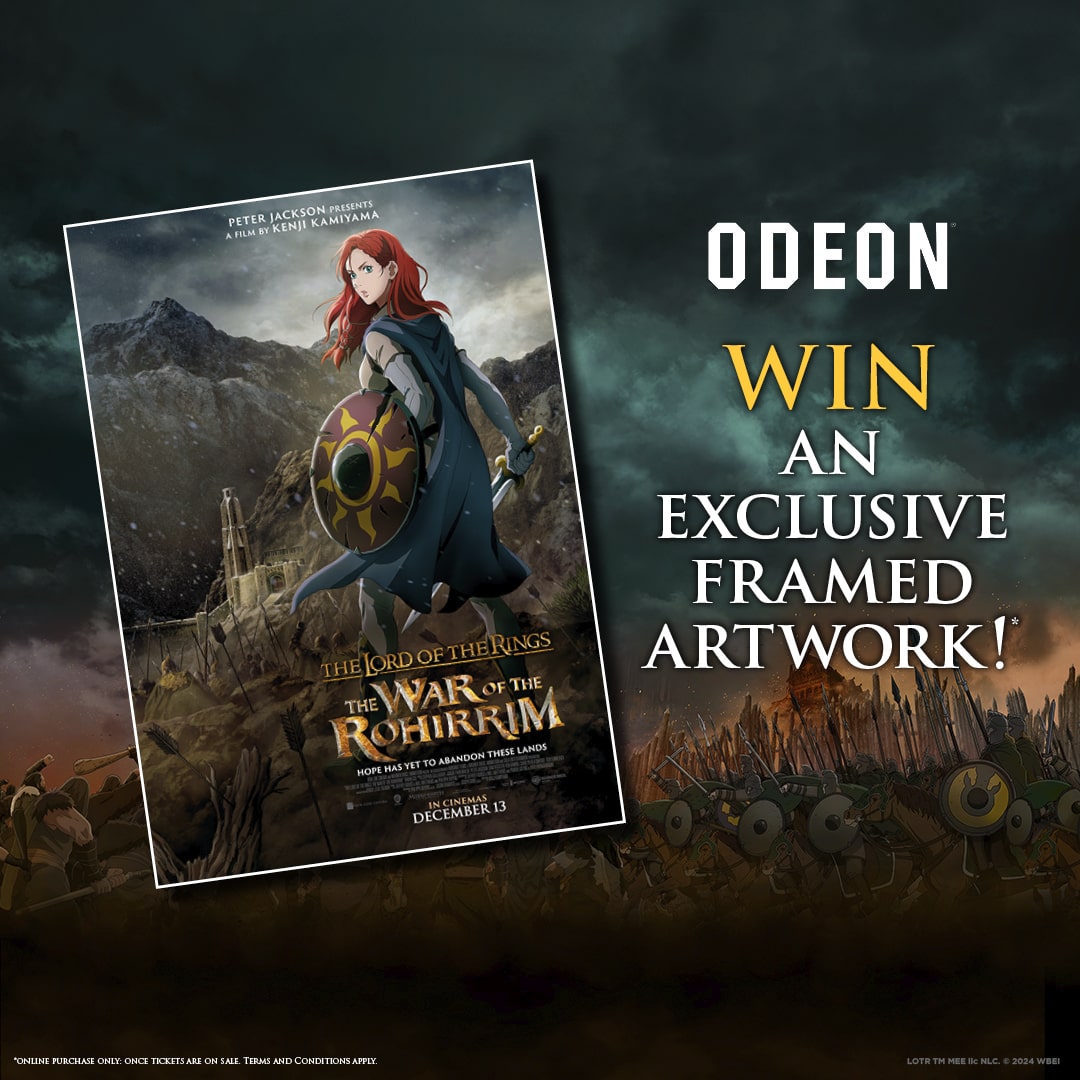 Enter the Realm of Rohan: WIN an Exclusive Artwork! 🏰

To celebrate the epic release of The Lord of the Rings: The War of the Rohirrim, we're giving away a stunning, exclusive framed artwork!*

All you have to do is simply retweet this post and tell us who your favourite