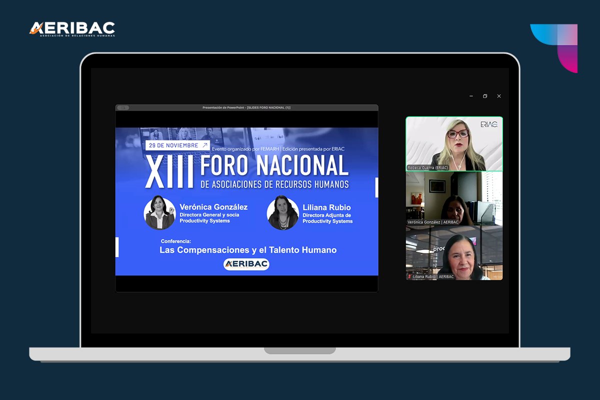 ProductivitySys's tweet image. Un honor haber sido parte del XIII Foro Nacional de Asociaciones de Recursos Humanos en México, el pasado 29 de noviembre. Agradecemos profundamente la invitación de @aeribac_bajio para compartir su experiencia en la conferencia "Las compensaciones y el talento humano 2024.