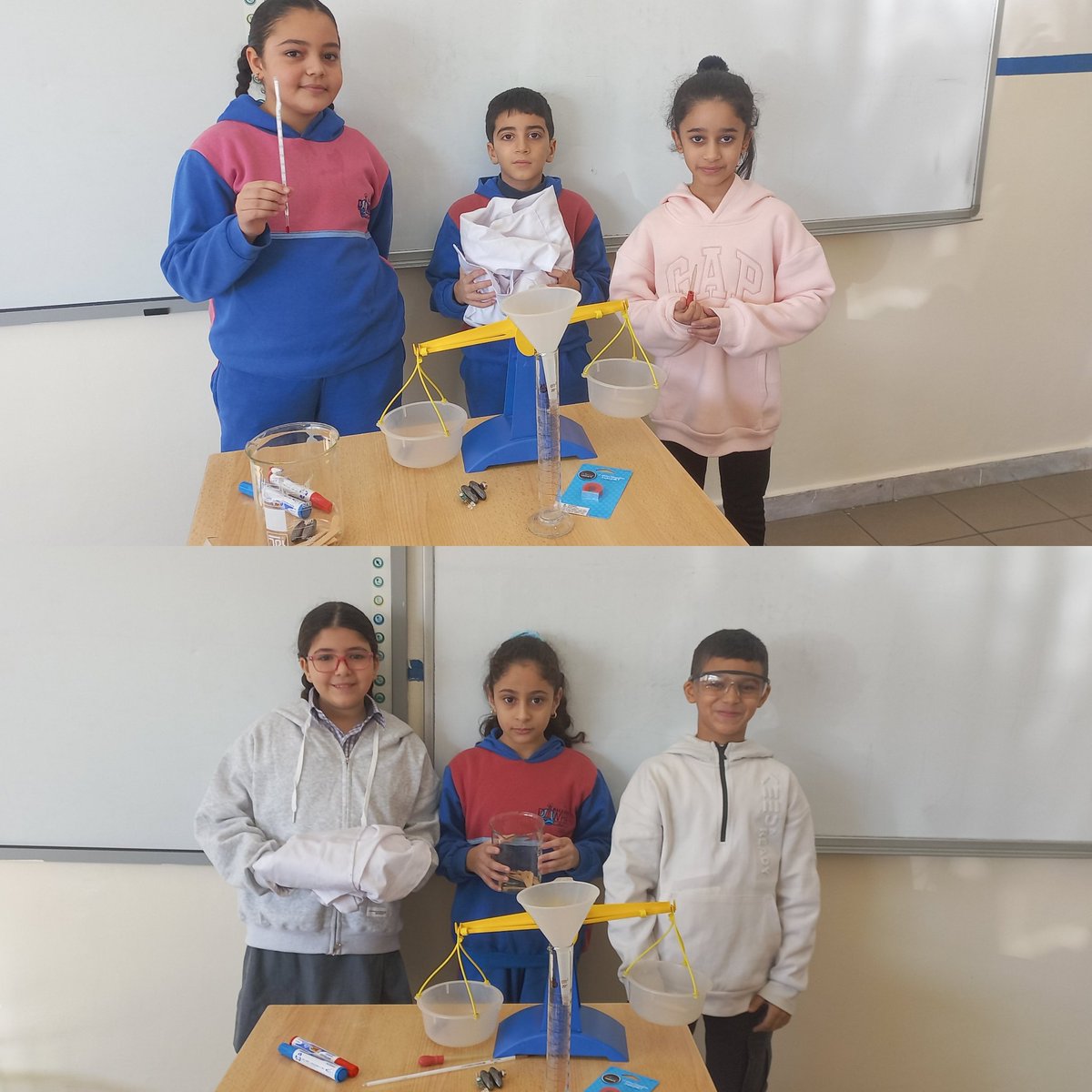 Grade 4 learners are introduced to lab tools and taught basic safety practices. 👩‍🔬👨‍🔬🧑‍🔬
<a href="/makdawhaschool/">Makassed Dawha School</a> <a href="/soha_nj/">Soha Najem</a> <a href="/Natasha1ah/">Natasha Habli</a>