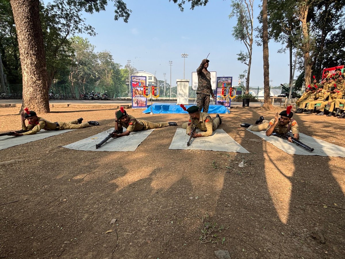 NCC IIT Bombay (@ncc_iit_bombay) on Twitter photo Jai hind!
Day 4 of CATC began with a yoga session and rifle training. The highlight of the day was a Q&A with Col. Kaushal Kashyap (Retd.), ex-21 Para (SF) and NSG Commando, who shared valuable insights on discipline and leadership
<a href="/col_k_kashyap/">kaushal kashyap</a>
<a href="/RNawarkhele/">Rajesh Nawarkhele</a>
<a href="/jaguarjessami/">Jagpal</a> Jai hind!
Day 4 of CATC began with a yoga session and rifle training. The highlight of the day was a Q&A with Col. Kaushal Kashyap (Retd.), ex-21 Para (SF) and NSG Commando, who shared valuable insights on discipline and leadership
<a href="/col_k_kashyap/">kaushal kashyap</a>
<a href="/RNawarkhele/">Rajesh Nawarkhele</a>
<a href="/jaguarjessami/">Jagpal</a>