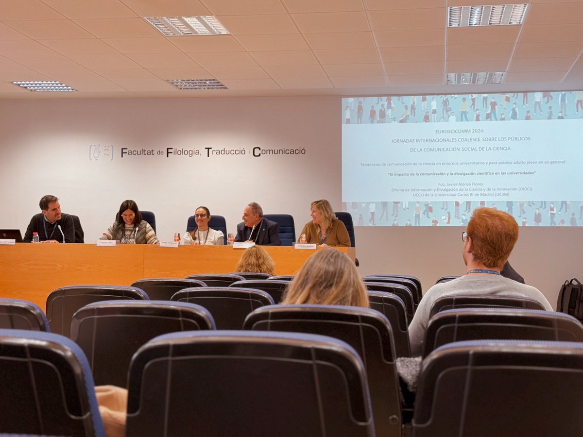 IIS La Fe (@iislafe) on Twitter photo 🔵 El #IISLaFe presente en #EuroSciComm2024, organizado por <a href="/ScienceFlows/">ScienceFlows</a>, <a href="/FECYT_Ciencia/">FECYT</a> y <a href="/SciencefChange/">Science For Change</a>
🌍 Una oportunidad para reflexionar sobre la comunicación científica en tiempos de crisis y conectar con públicos diversos
🚀 ¡Impulsando la divulgación científica! 🔵 El #IISLaFe presente en #EuroSciComm2024, organizado por <a href="/ScienceFlows/">ScienceFlows</a>, <a href="/FECYT_Ciencia/">FECYT</a> y <a href="/SciencefChange/">Science For Change</a>
🌍 Una oportunidad para reflexionar sobre la comunicación científica en tiempos de crisis y conectar con públicos diversos
🚀 ¡Impulsando la divulgación científica!