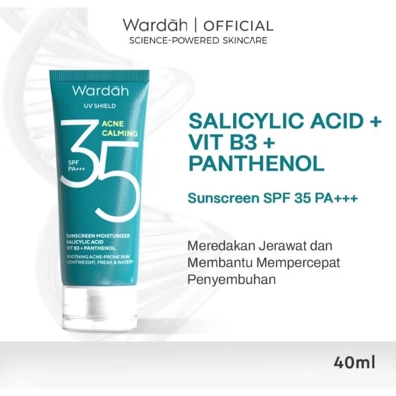 devwahyu2's tweet photo. Cek WARDAH UV SHIELD ACNE CALMING SUNSCREEN MOISTURIZER SPF 35 PA++ 35ml dengan harga Rp26.361. Dapatkan di Shopee sekarang! https://t.co/9SttIXi4Ny https://t.co/f2ChrVFPy4