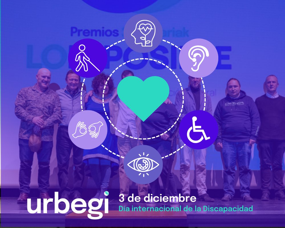 💭 Hoy, #3DeDiciembre, reafirmamos nuestro compromiso con la #inclusiónlaboral. Creemos que el empleo es clave para empoderar a las personas con discapacidad y construir un mundo más inclusivo entre todas y todos. 🌍 #FundaciónUrbegi #Urbegi #DíaInternacionalDeLaDiscapacidad