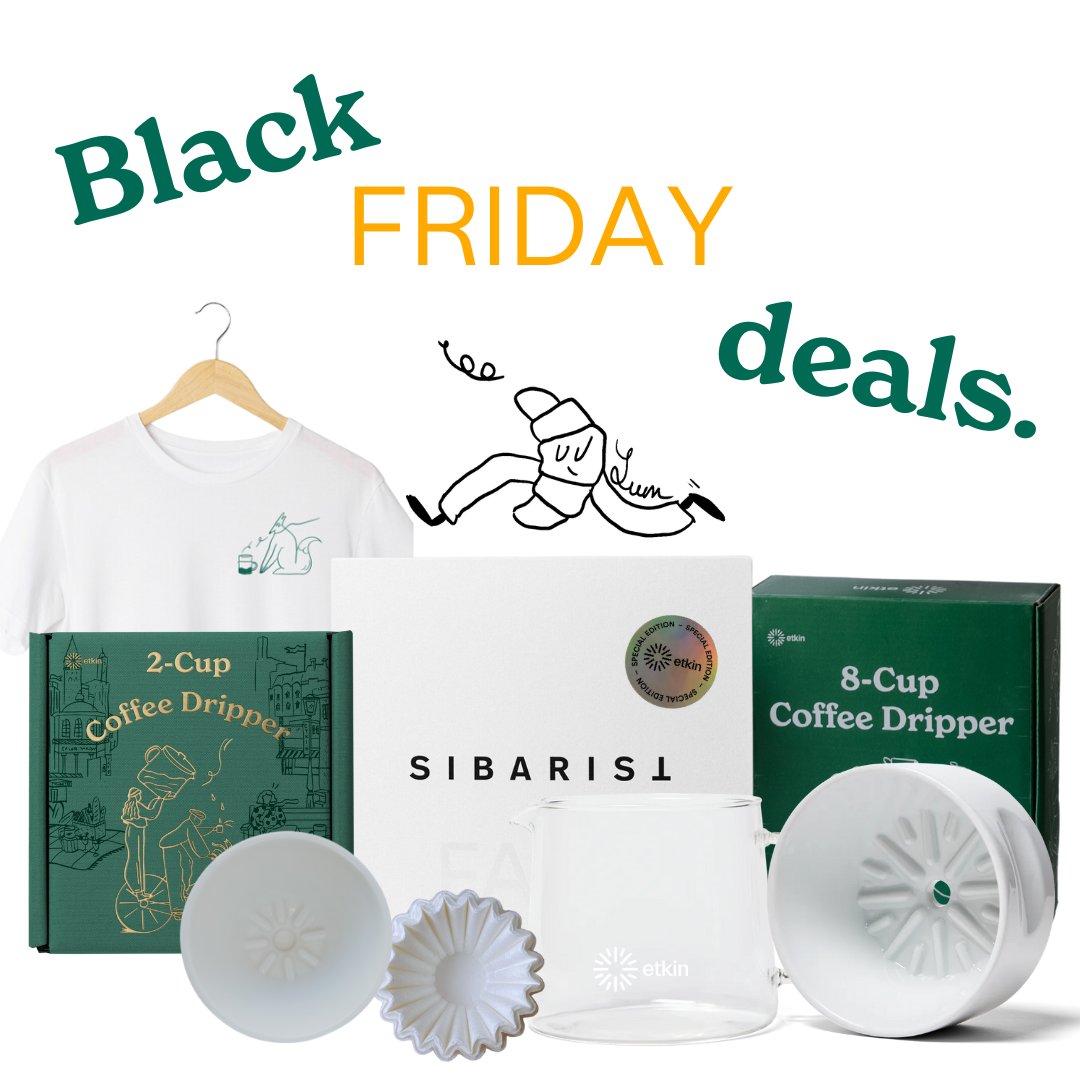 🚨 Take 20% off ALL Etkin Coffee Drippers and 8-Cup Pour-Over Sets on etkincoffee.com Offer ends at Midnight ☕️. #Coffee