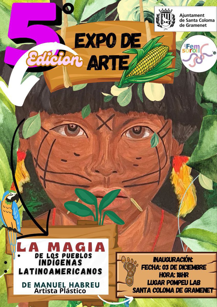 Dins el programa d’activitats del mes del <a href="/PompeuLab/">PompeuLab</a> aquest dimarts 3 de desembre (18.30 h), s’inaugurarà l’exposició immersiva «La màgia dels pobles indígenes llatinoamericans», de Manuel Habreu