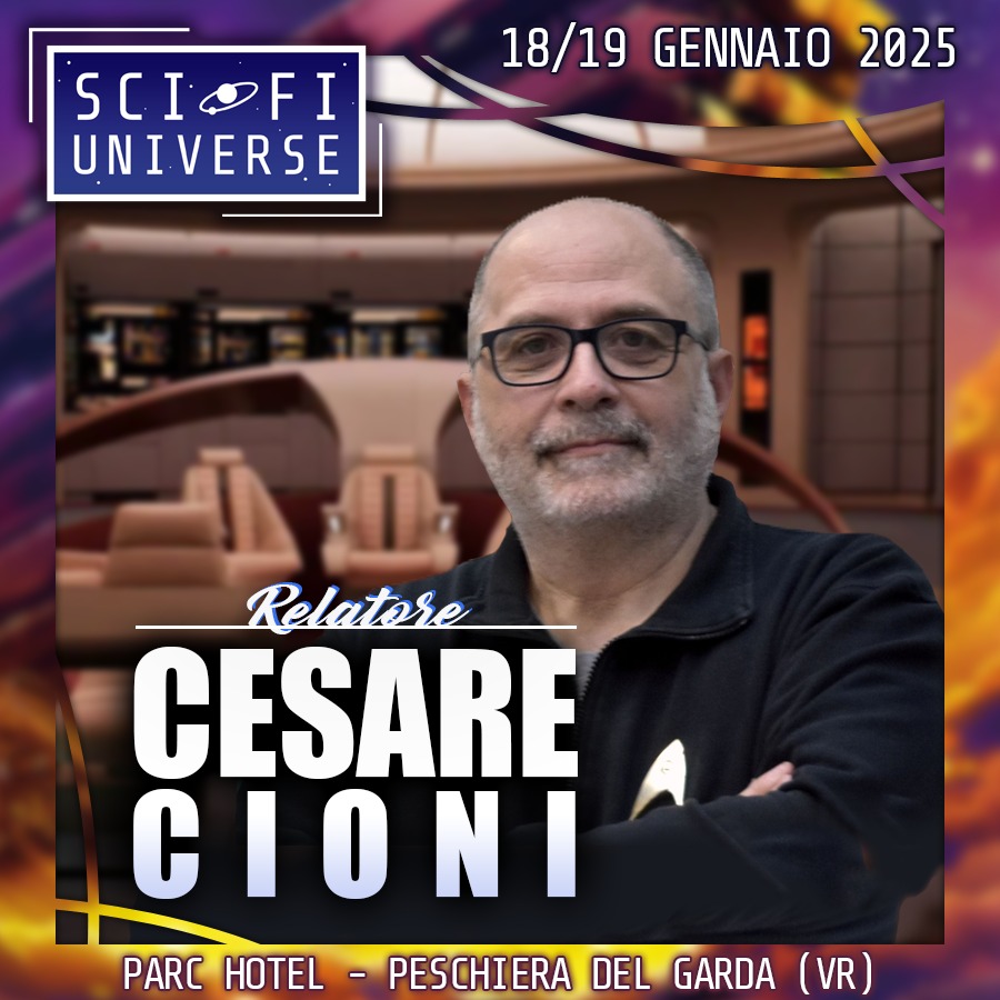SciFiUniverseIt's tweet photo. Un nuovo relatore si unisce alla Sci-Fi Universe 2025 🪐: è con piacere che vi presentiamo Cesare Cioni che ci parlerà di un argomento cardine della filosofia Trek: https://t.co/NDXa57TYWC ✨

#scifiuniverse  #SFU #SFU2025 #Fantascienza #Scienza #Convention #StarTrek #Ospite https://t.co/FQUi9fZwa8