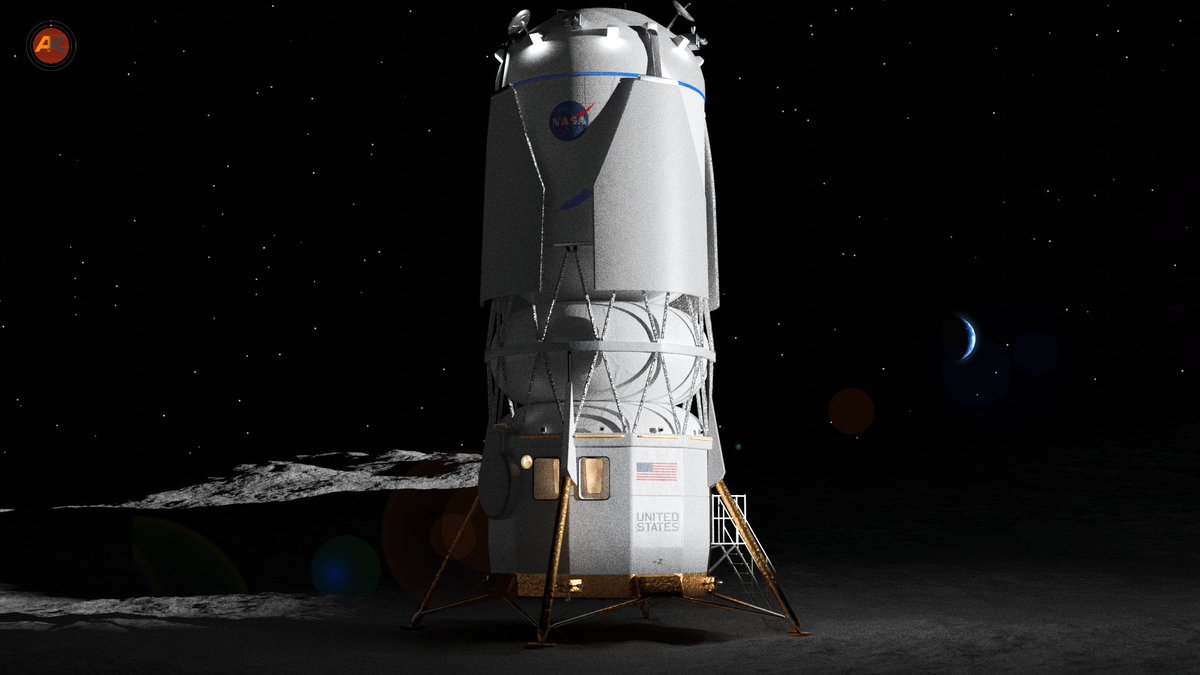 AstroKovacs's tweet photo. Artemis V, Blue Moon on the Moon.

#BlueOrigin #BlueMoon #ArtemisV #űrkutatás #űrhírek #BlueMoonMk2 https://t.co/jDE2PxbbDe