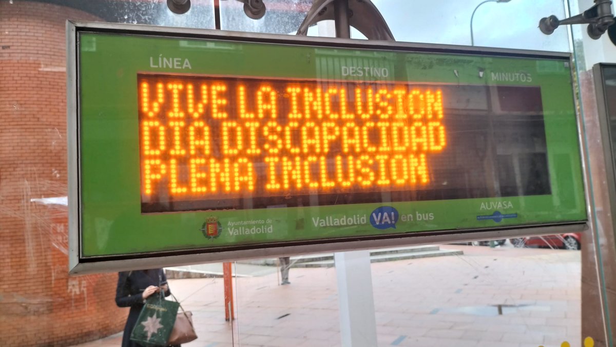🚍 #DiaInternacionalDiscapacidad 
Hoy resaltamos la importancia de la accesibilidad cognitiva en el transporte público con un nuevo convenio en #Valladolid

<a href="/AuvasaVLL/">AUVASA</a> hoy se une a las personas con discapacidad con este mensaje👇