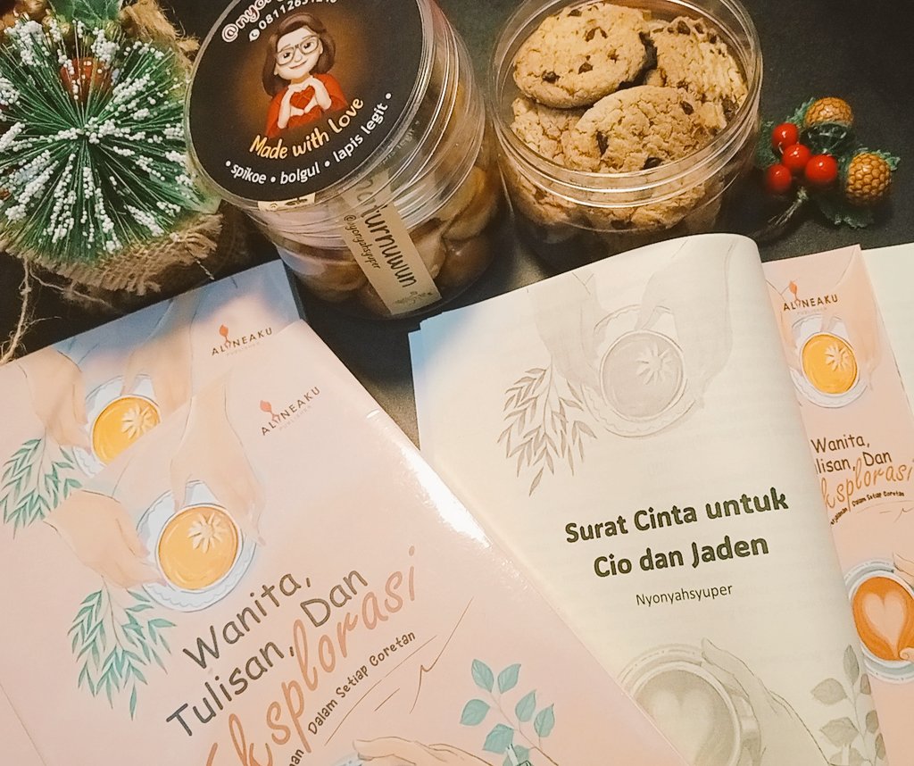 nyonyahsyuuper's tweet photo. ⚠️GA ⚠️ u/ 2 orang 
Buku dan cookies @. 2 toples
Free ongkir seNKRI

✅Repost 

Cuzz
End 48 jam
#nyonyahsyuperjuaranya 
#testinyonyahsyuper https://t.co/LL6GIdptsD