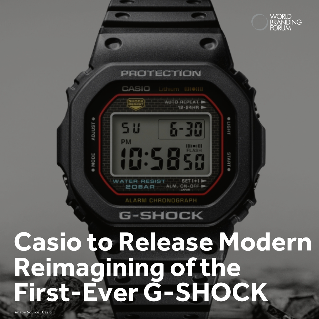 Casio has announced the release of the latest addition to the G-SHOCK family of shock-resistant watches. The new DW-5000R re-creates the very first G-SHOCK released in 1983, DW-5000C, with meticulous faithfulness.

brandingforum.org/branding/casio…