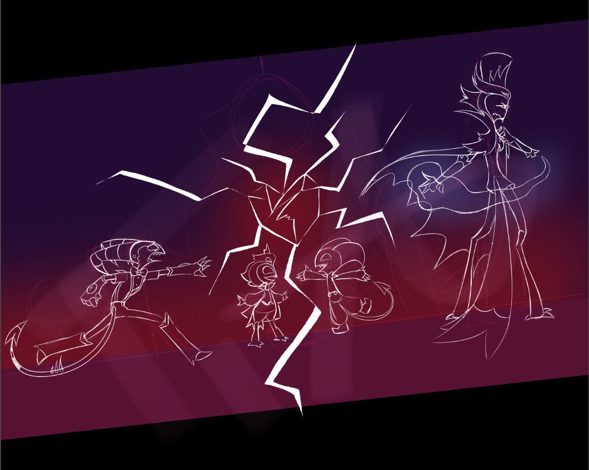 VeryBerryTired's tweet image. I’m glad it didn’t end that way… Posting my discontinued drawings because I’m busy with school Part 4 #helluvaboss #HelluvaBossFanart #Blitz #Blitzo #Stolas #stolitzfanart #Stolitz #gay