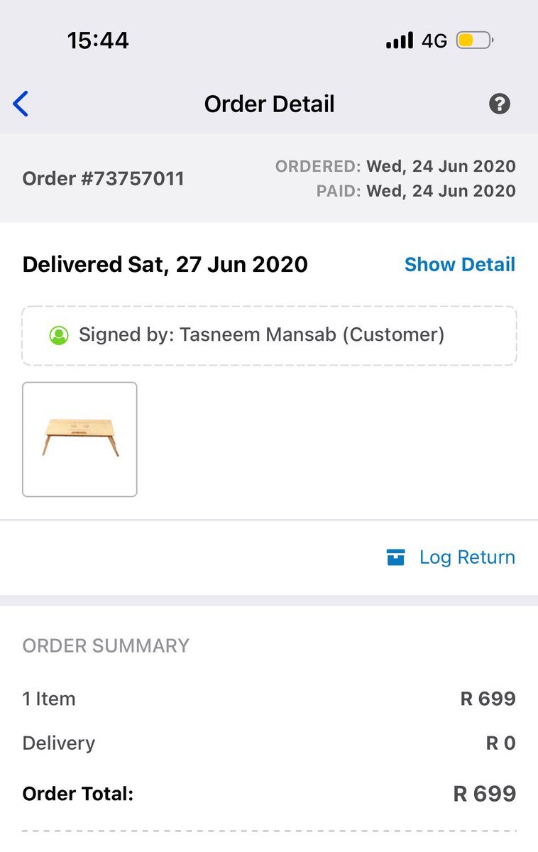 ThoughtsOfTas's tweet photo. Turns out this was my first takealot order.. in 2020. Needed it to wfh (from my bed lol) 
@ecr9495 @TAKEALOT #TakealotECR https://t.co/Vw8f0Ga6Qj