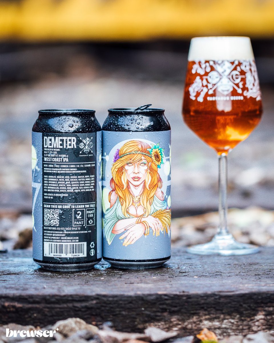 😍 Want to get your hands on this BIG West Coast IPA?

Demeter from <a href="/tartarus/">tartarus</a> is crafted with crystal malt, providing a rich body and a caramel backbone, while a touch of rye adds a subtle spicy kick. Generously hopped with Azacca, El Dorado, and Simcoe during both the boil and