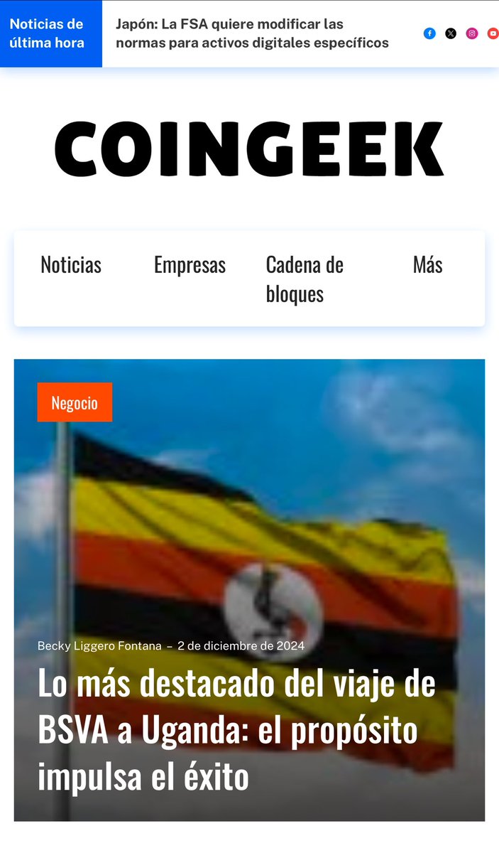 BlogueroDigital's tweet image. 🔝 ‘Lo más destacado del viaje de La Asociación BSV (@BSV_Assn) a Uganda: el propósito impulsa el éxito’

Por Becky Liggero Fontana
✍🏻 @RebeccaLiggero
vía @RealCoinGeek 🗞️

#Coingeek #News #BSV
#Blockchain #Bitcoin
#BSVBlockchain
@Blockchainug #BAU
ℹ️tpow.app/70b164ed⬅️⬇️