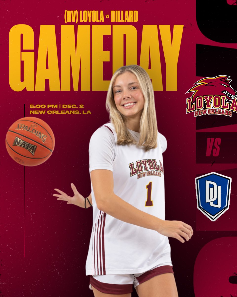 LoyolaWolfPack's tweet photo. Short road trip tonight. 

📊 (W): https://t.co/RIg2XnJrEm
📊 (M): https://t.co/hBKVjmpc78
📺: https://t.co/k75hH7LqnR
📍: New Orleans, La. (Dent Hall)

#GeauxPack https://t.co/hMP6PIstFf