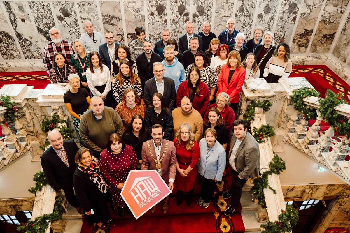 To kick off homeless awareness week I hosted those working on front line homeless services and advocates in City Hall this morning.

We had sessions covered our Complex Lives Strategy, lived experiences, and the way forward.

<a href="/HomelessNI/">Homeless Connect</a> #HAW24