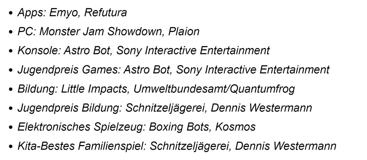 Rund 3.800 Kinder und Jugendliche haben, begleitet von von fachkundigem Personal, vier Wochen lang #Games getestet. Gemeinsam hat die Kinderjury entschieden, wer den #Kindersoftwarepreis #TOMMI gewonnen hat. 🏆🎮