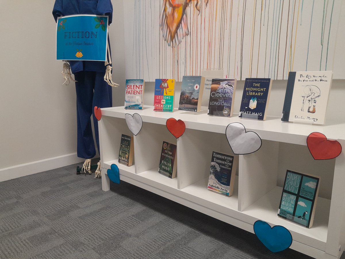 NBT Library and Knowledge Service (@nbt_library) on Twitter photo Fancy some fiction this festive season 🎄📚?
Pop across to the Library and borrow a book from NBT library to help you unwind.
📨southmead.library@nbt.nhs.uk
<a href="/PandTNBT/">People Team at NBT</a> <a href="/NmskNbt/">NMSK at North Bristol Trust</a> <a href="/NSnahper/">NBT_SNAHPer</a> <a href="/MedicineNbt/">MedicineNBT</a> <a href="/NBTWomenNetwork/">North Bristol Trust Women's Staff Network</a> <a href="/ResearchNBT/">Research at North Bristol NHS Trust</a> <a href="/EducationNBT/">ClinicalEducationNBT</a> <a href="/ASCRnbt/">AwesomeASCR</a> <a href="/NmskNbt/">NMSK at North Bristol Trust</a> <a href="/NBTStaffExp/">NBT Staff Experience</a> Fancy some fiction this festive season 🎄📚?
Pop across to the Library and borrow a book from NBT library to help you unwind.
📨southmead.library@nbt.nhs.uk
<a href="/PandTNBT/">People Team at NBT</a> <a href="/NmskNbt/">NMSK at North Bristol Trust</a> <a href="/NSnahper/">NBT_SNAHPer</a> <a href="/MedicineNbt/">MedicineNBT</a> <a href="/NBTWomenNetwork/">North Bristol Trust Women's Staff Network</a> <a href="/ResearchNBT/">Research at North Bristol NHS Trust</a> <a href="/EducationNBT/">ClinicalEducationNBT</a> <a href="/ASCRnbt/">AwesomeASCR</a> <a href="/NmskNbt/">NMSK at North Bristol Trust</a> <a href="/NBTStaffExp/">NBT Staff Experience</a>