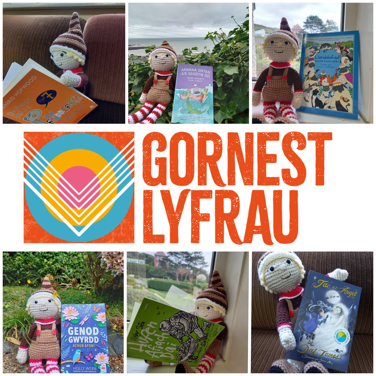 Mae Wilff wedi bod yn brysur yn darllen rhestrau darllen yr Ornest Lyfrau! 📚🏆
Cofrestrwch gyda’ch trefnwyr sirol lleol cyn 5 Rhagfyr 2024
 Mwy o wybodaeth yma: llyfrau.cymru/cystadlaethau-…