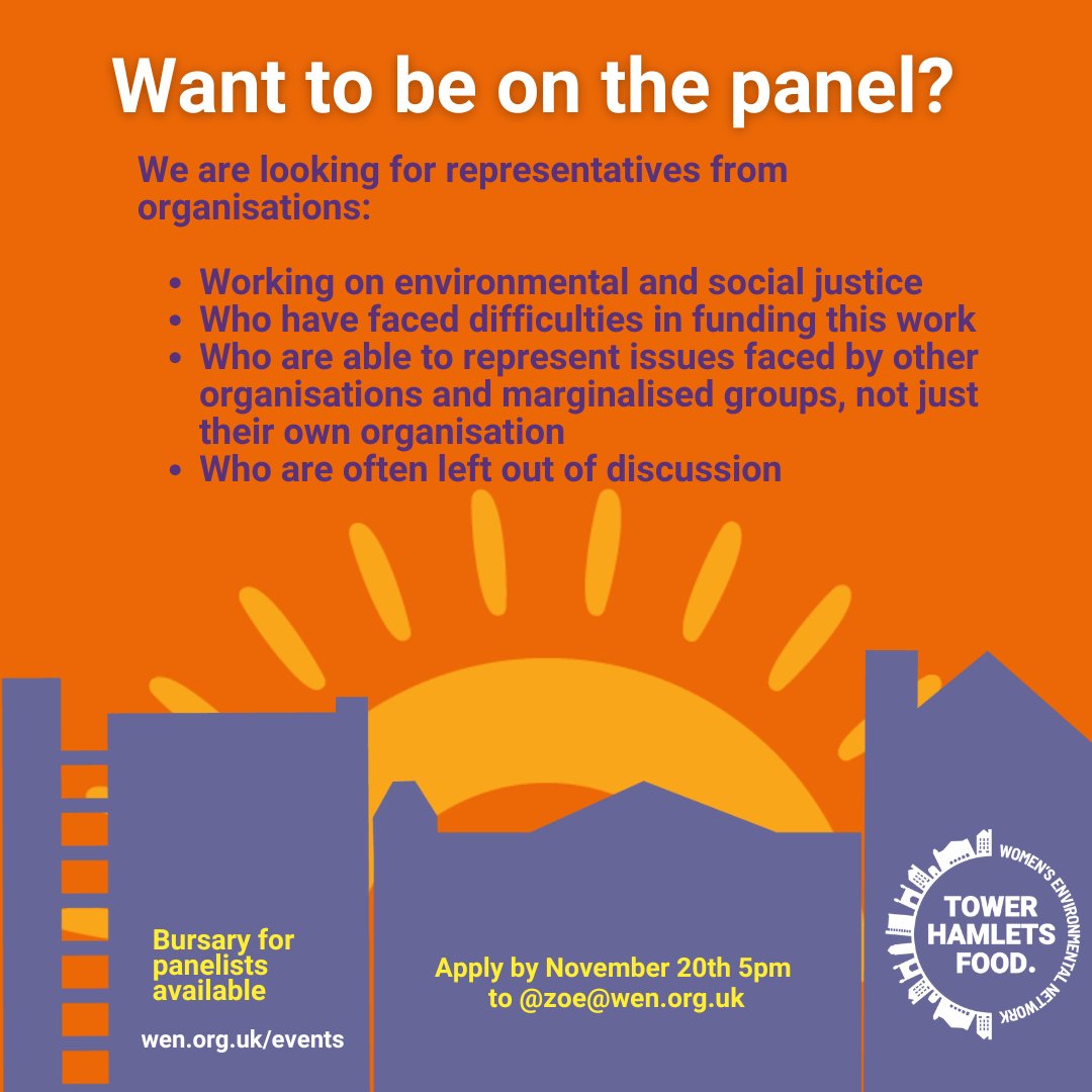 Wen. (Women’s Environmental Network) (@wen_uk) on Twitter photo 📣FREE Event - How can we re-shape the funding world together? 1pm 4/12 FREE webinar
Are you a funder? Are you a grassroots or community organisation? Is your mission to transform the #foodsystem? Book now 👉ow.ly/u2Fz50U72n3
<a href="/EsmeeFairbairn/">Esmée Fairbairn</a> <a href="/CityBridgeFndn/">City Bridge Foundation</a> <a href="/greenfunders/">Environmental Funders Network</a> 📣FREE Event - How can we re-shape the funding world together? 1pm 4/12 FREE webinar
Are you a funder? Are you a grassroots or community organisation? Is your mission to transform the #foodsystem? Book now 👉ow.ly/u2Fz50U72n3
<a href="/EsmeeFairbairn/">Esmée Fairbairn</a> <a href="/CityBridgeFndn/">City Bridge Foundation</a> <a href="/greenfunders/">Environmental Funders Network</a>