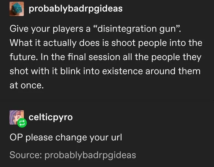 DoggertQBones's tweet photo. Or maybe the ghost of every unfortunate person on the wrong end of a party of murder hobos #DnD https://t.co/jraLuiNsEX