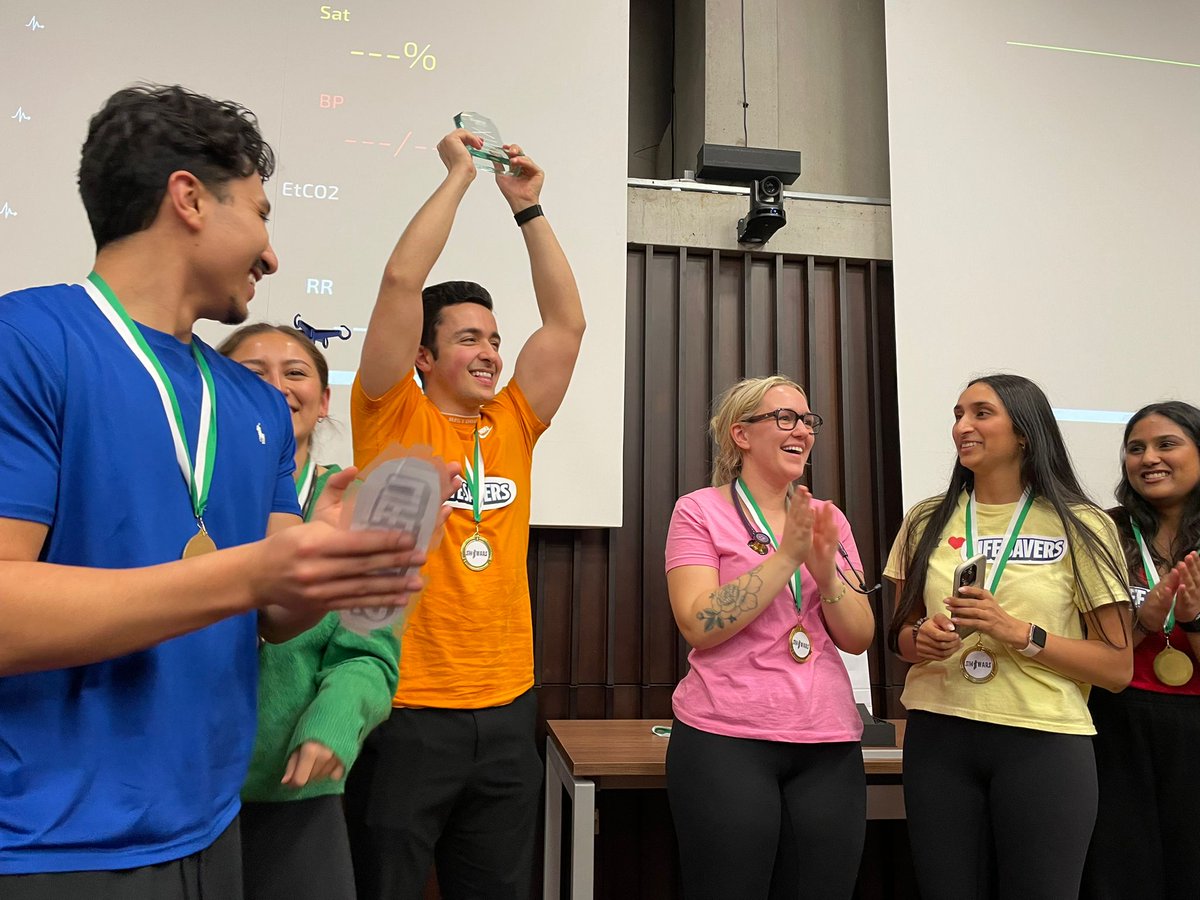 A Watts (@dramfm) on Twitter photo UL SimWars 2024 took place on Sat 30/11
65 students participated
>25 judges, faculty & volunteers involved
Public Enema #1 vs Lifesavers in live Final
Lifesavers edged out & were named 2024 UL Champions
Now onto Cork in March for National SimWars
Go UL!
<a href="/MedicineAtUL/">UL School of Medicine</a> <a href="/HSEMidWest/">HSE Mid West</a> UL SimWars 2024 took place on Sat 30/11
65 students participated
>25 judges, faculty & volunteers involved
Public Enema #1 vs Lifesavers in live Final
Lifesavers edged out & were named 2024 UL Champions
Now onto Cork in March for National SimWars
Go UL!
<a href="/MedicineAtUL/">UL School of Medicine</a> <a href="/HSEMidWest/">HSE Mid West</a>