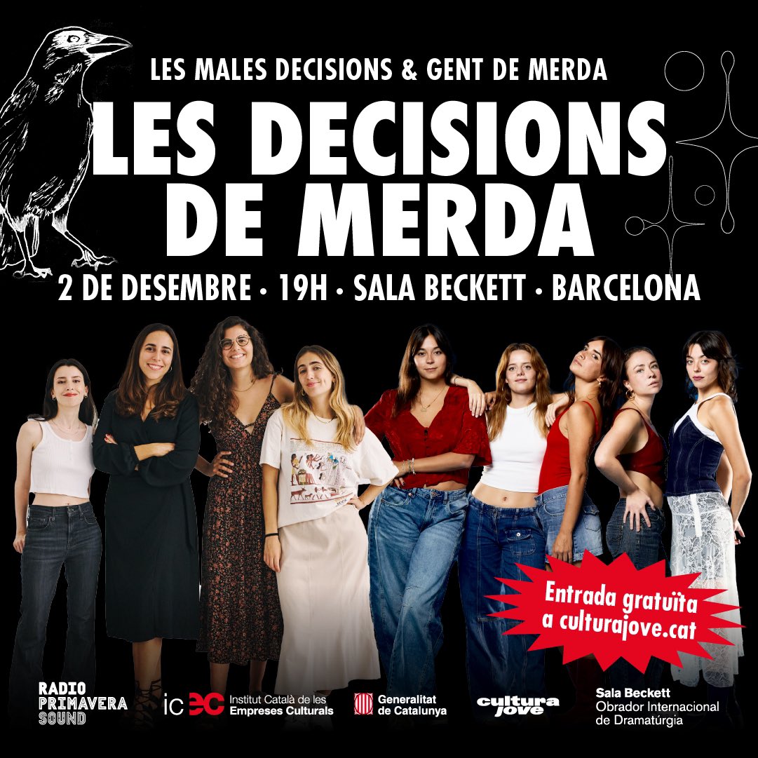 Avui a les 19h acollim aquest crossover de pòdcasts!
<a href="/GentdeMerda/">Gent de Merda</a> + <a href="/ventallrevista/">ventallrevista</a> 

🎙️Una proposta de <a href="/RadioPrimavera_/">Radio Primavera Sound</a> i <a href="/CulturaJove_cat/">Cultura Jove</a>.