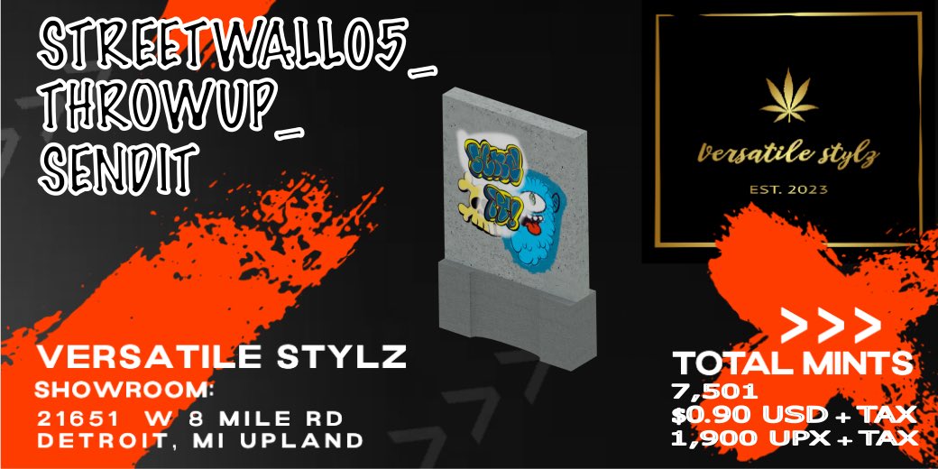 GINskrilla's tweet photo. Do you have what it takes to become a Legendary Graffiti artist in the @UplandMe #metaverse
#Tag2Token Crew…
#T2Tcrew
#el78
Live listing Dec 2! 🎄
Dm if you would like your name on a wall!
Join the flow force and the T2T crew !
NO AI USED for custom art! https://t.co/grndVdYJuW
