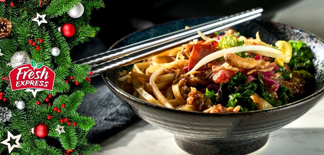 On the 2nd day of Christmas, Fresh Express gave to me… Two Votes for Salads! 🎄Enjoy our Asian Sweet Ginger  Kit cold with prawns or hot in a delicious Pork Stir Fry.  Tag a friend! Each tag = a chance to win swag, coupons &amp; a TurboBlaze Air Fryer! 
#12DaysofFreshness #giveaway