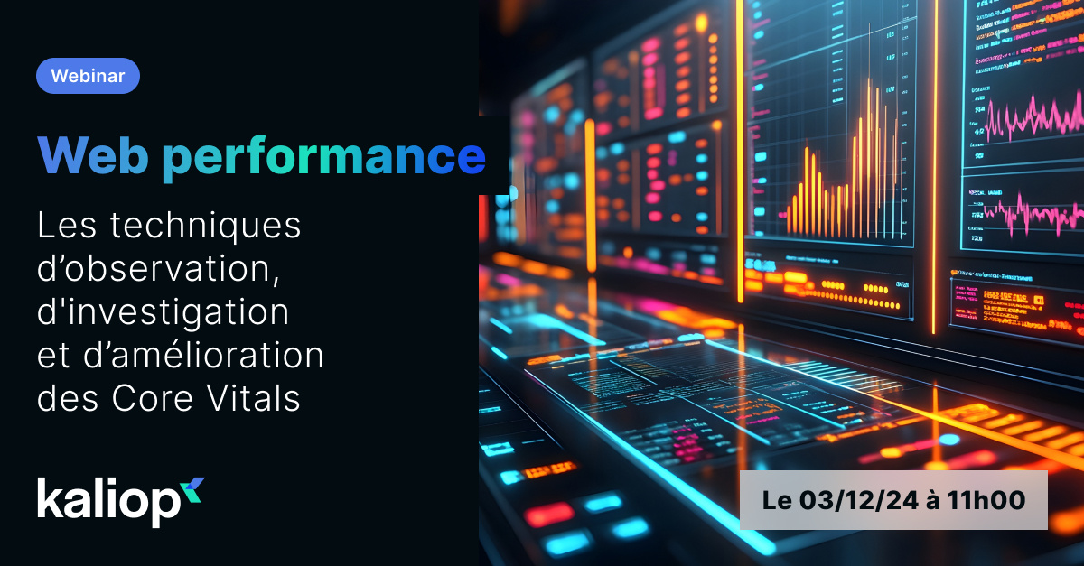 [Rappel 🔔]  Ce mardi à 11h, venez découvrir les Web Core Vitals et les indicateurs de performance pour aligner vos équipes marketing, design, développement et IT. 
👉Encore quelques places disponibles hubs.li/Q02ZYVYV0

#WebinarKaliop #WebPerformance #CoreWebVitals #SEO