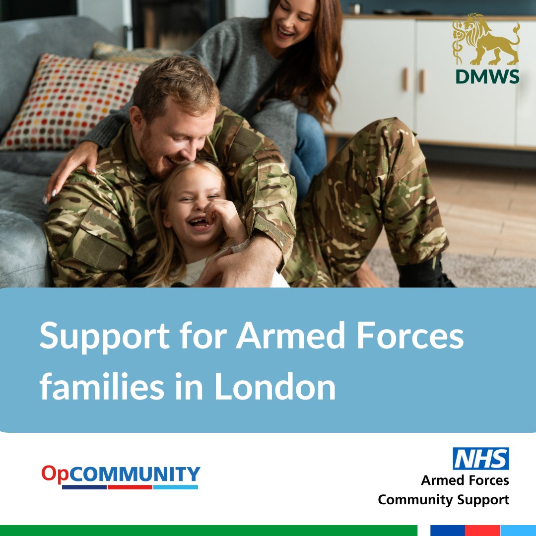 TheDMWS's tweet photo. Are you a member of the Armed Forces Community in London who could use some support?
OP COMMUNITY is a service for the Armed Forces Community (Regulars, Reservists and Ex-Service Personnel) and immediate family members and carers.
#supportingthefrontline #opcommunity
(1/2) https://t.co/e2mkpDe3fv