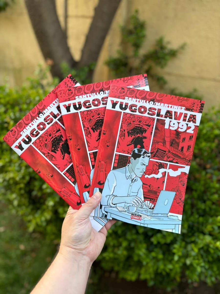 DISPONIBLE 🔴 ¡Consigue hoy tu ejemplar de 'Yugoslavia 1992'! 

accioncomics.cl/index.php/prod…

✍ 'Yugoslavia 1992', es una revista de tiraje limitado, con dos historias publicadas originalmente en el portal inglés Aces Weekly, por el guionista uruguayo Rodolfo Santullo (El dormilón,
