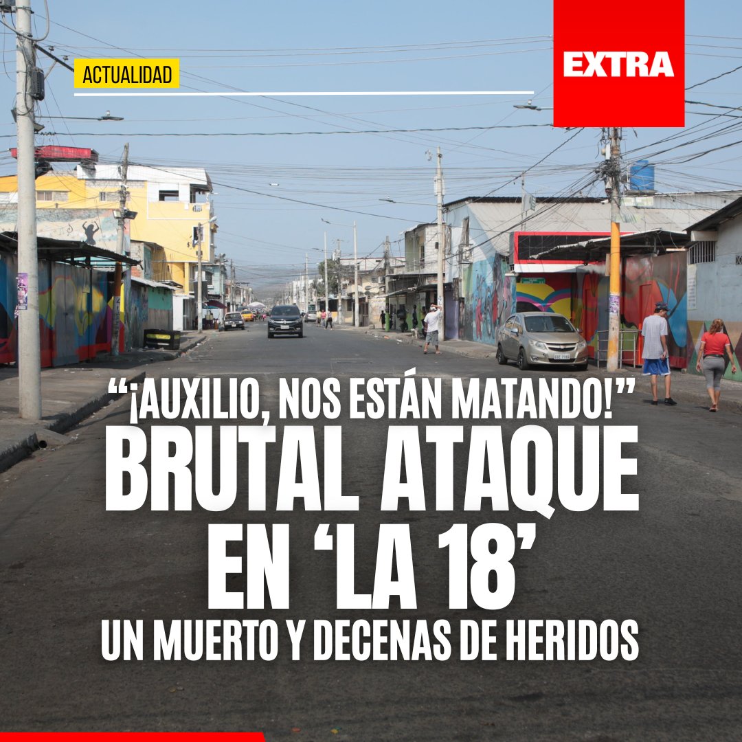 Según testigos, los agresores llegaron disparando a quienes se encontraban dentro y fuera de los negocios ubicados en la zona conocida como ‘La 18’, en el suburbio de Guayaquil. ¿Qué hay detrás de este ataque?

Aquí los detalles 👉 ow.ly/ARyr50UiTLs