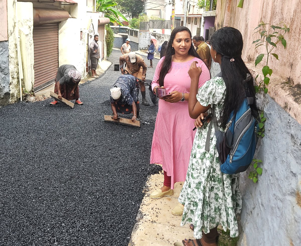 AshaNath_G_S's tweet image. Retarring and reconstruction of the road on the Mangalassery line in Pappanamcode ward is going on... #Developpement #pappanamcode #trivandrum #Infrastructure #BJP4IND @BJP4Keralam @BJP4India @narendramodi @nitin_gadkari