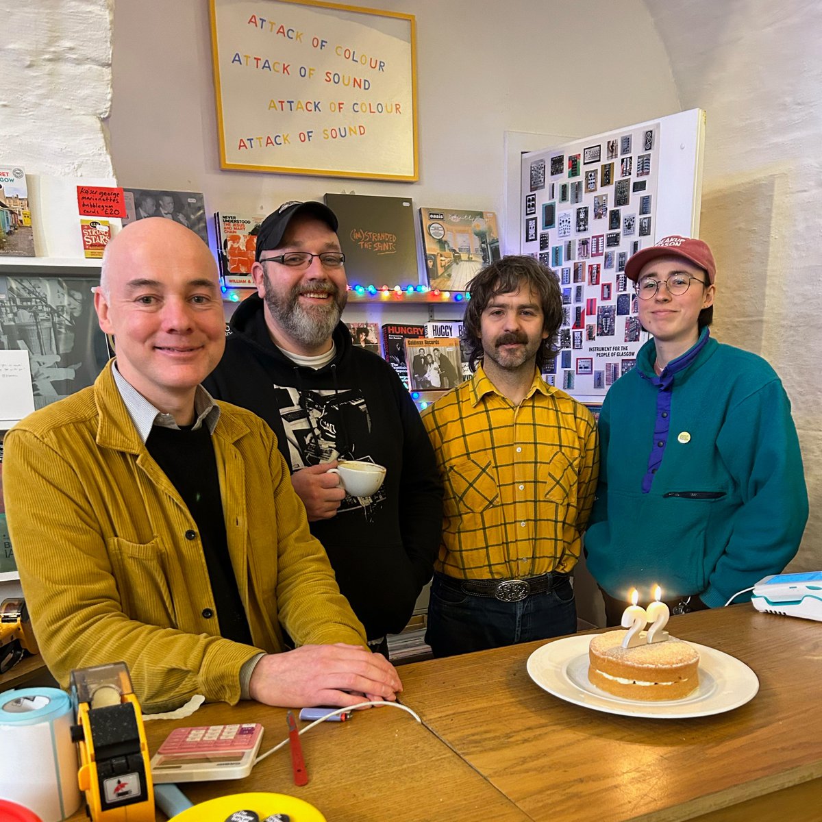 Monorail_Music's tweet photo. We are 22 today!

We don't look a day over 21.

Many thanks, much love to everyone who's been with us since the beginning or who has popped in, chatted, shopped, shared with us since then.

<3 Monorail https://t.co/u1Y86SAmPk