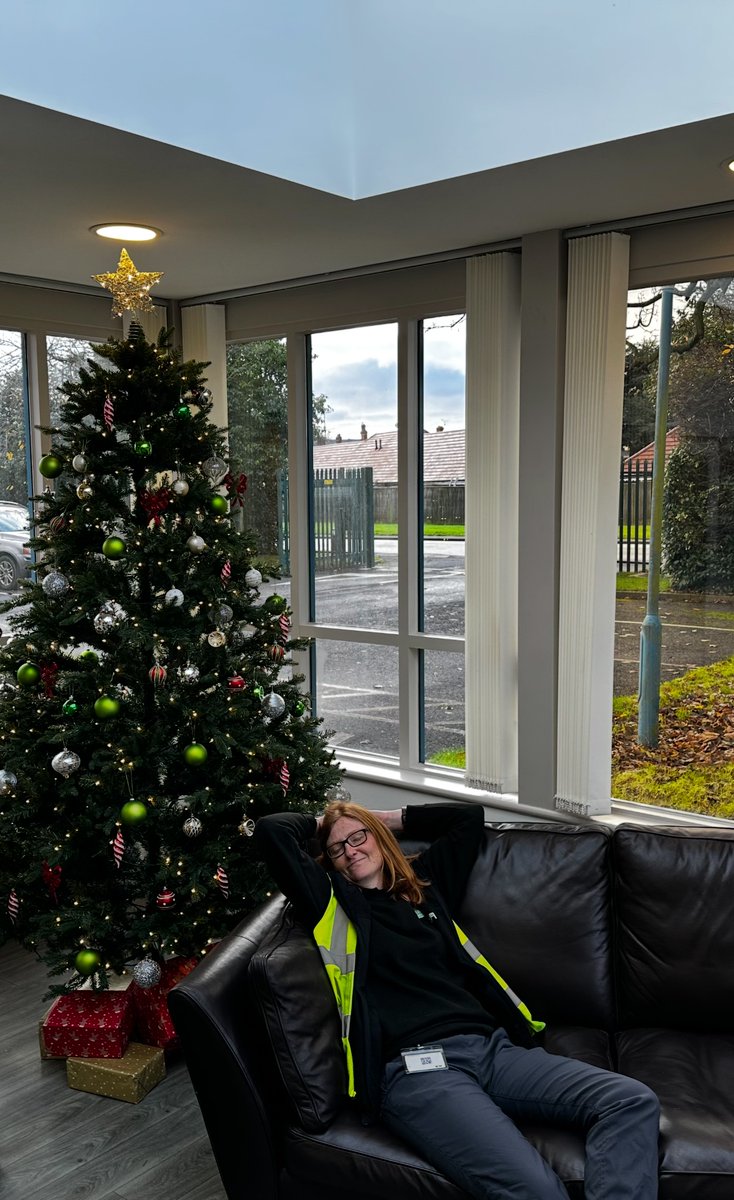 RamcoUK's tweet photo. It's the first day of December in the office, and it looks like putting the Christmas tree up has left our Michelle absolutely knackered!

It is a Monday after all, so we'll let her off 😄 https://t.co/LpVTqPfegi