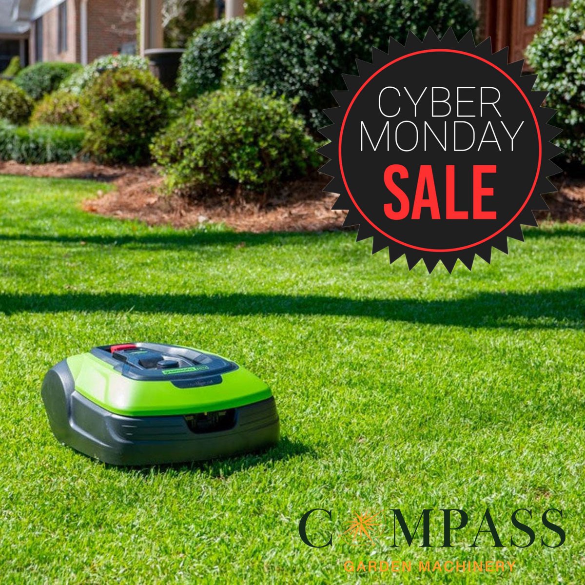 CompassGM's tweet image. 🤖 🌱 Cyber Monday savings now on! #lawnmower #robotmowers #garden #gardening #cybermonday 

compassgm.co.uk