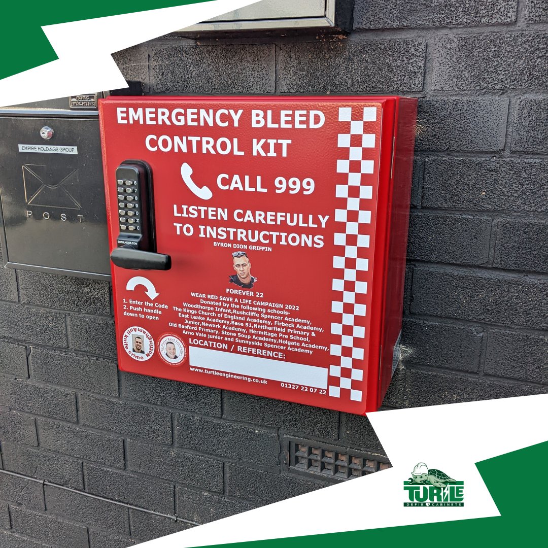TurtleMedical's tweet photo. 💔 So many lifesaving #defib &amp; #bleedcontrol cabinets we make are in #remembrance of a lost life so we support #NationalGriefAwarenessWeek &amp; @goodgrieftrust, a supportive place to turn - https://t.co/co28ktO7ZE

And legacies save lives ❤️@TheDanielBaird1 https://t.co/psDWhhCLOZ