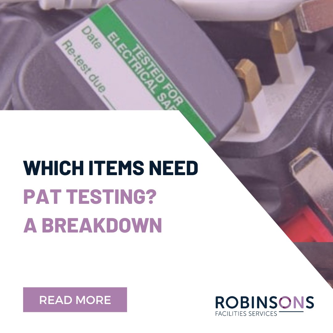 Robinsons_FS's tweet photo. Is Your Equipment Safe? All portable devices connected to mains power, from computers to kitchen gadgets, need PAT testing.

Click the link in our bio to read more.

https://t.co/8dvG2ngWRG

#pattesting #electricalsafety #robinsonsfacilities #workplacesafety #yorkshirebusiness https://t.co/kbGYDnSfXI