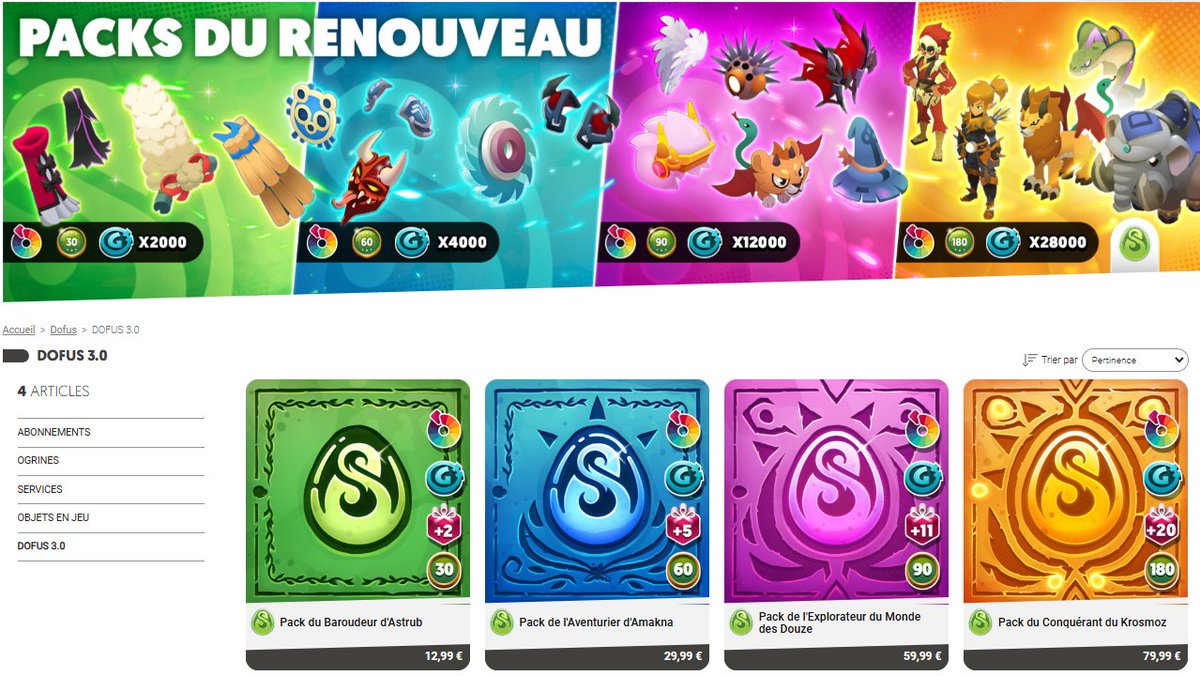 KAMASCOIN's tweet image. Pour fêter🎉 :
- La sortie de Dofus Unity demain 🥚
- Le franchissement d'ATH sur le KamasCoin 💰
- Les 2000 abos sur X ✖️

Giveaway 🎁 4 pack Dofus 3.0 (1 de chaque) 

🎮Pour participer Like &amp;amp; @ ton influenceur Dofus préféré (pense à follow pour que je puisse te DM)

🍭Bonus : 3…